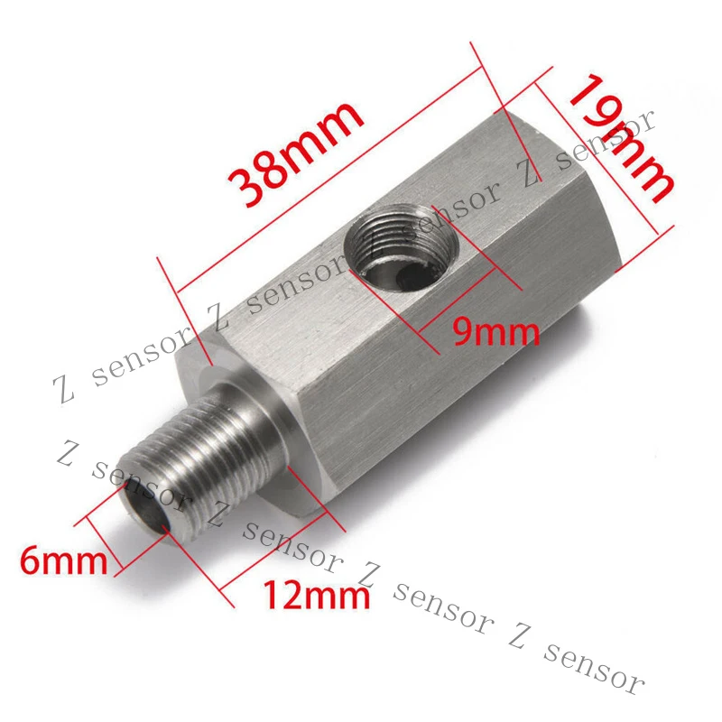 Z+ 1Pcs Oil Pressure Sensor Tee 1/8