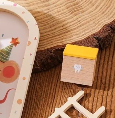 【BBS-7】1 Set Exquisite Character Stickers Cute Pretend Play Wooden Arch Openable Door Toys Gift Montessori Wooden Fairy Door Kit