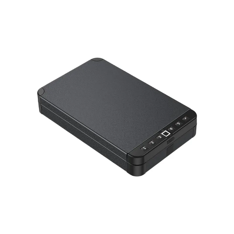 Portable Biometric Gun Safe Bluetooth Combo Lock Box Fingerprint Password Security Cabinet