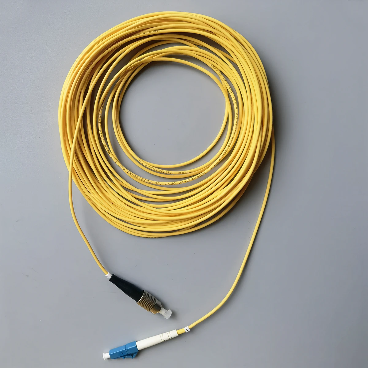 Fibra Óptica Patch Cord, Single Mode Comunicação, Cabo de Extensão, FC, UPC-LC, UPC, 2.0mm Diâmetro, 0.8M, 10M