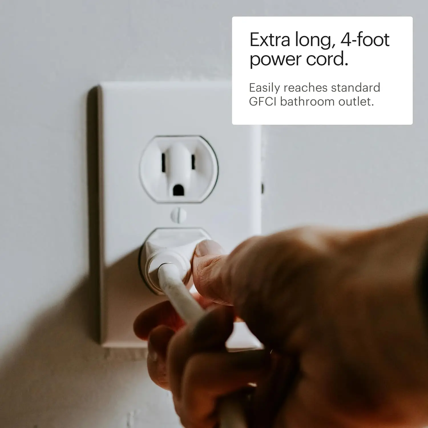 Heated Toilet Seat with LED Nightlight, 3 Temperature Settings, Gentle Close, Fits Standard Elongated Toilets