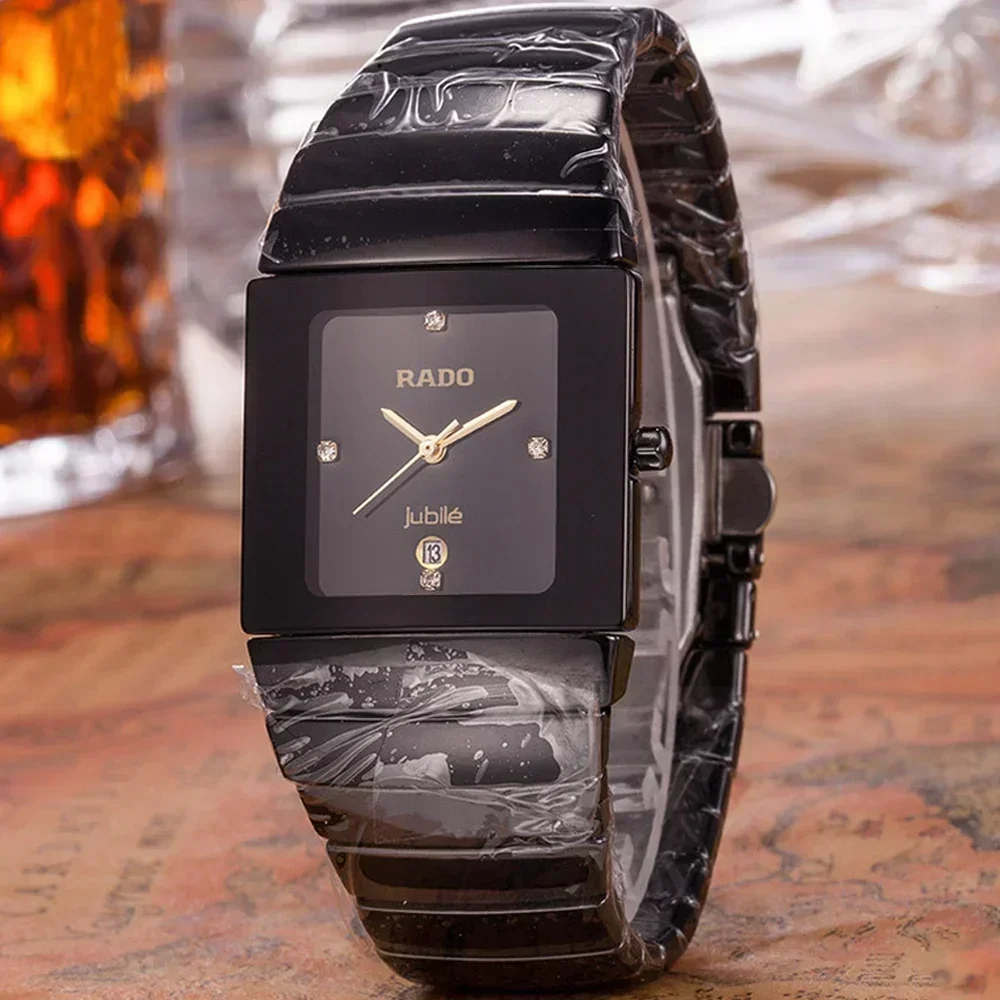 Hot Rado Classic Style Original Watches For Mens Ladies Ceramic 39MM Dial Fashion Simple High Quality Sport Quartz AAA Clocks