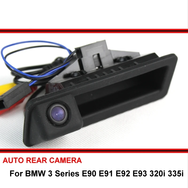 Trunk Handle OEM For BMW 3 Series E90 E91 E92 E93 320i 335i Reverse Camera HD CCD RCA NTST Car Rear View Camera wireless