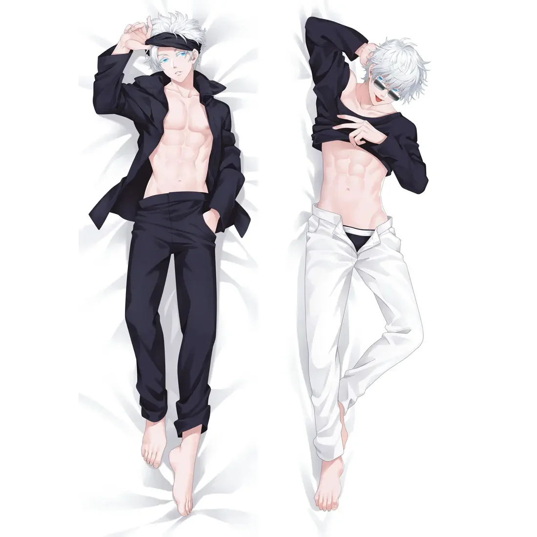 Jujutsu Kaisen Dakimakura Otaku Costume Cosplay Cover Anime Pillow Case Hugging Body Cushion Gojo Satoru Throw Pillowcase