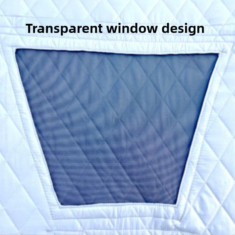 Keep Warm Thickened Pentagonal Ice Fishing Tent Outdoor Cold-proof Portable Tents Folding Large Space Waterproof Camping Tents