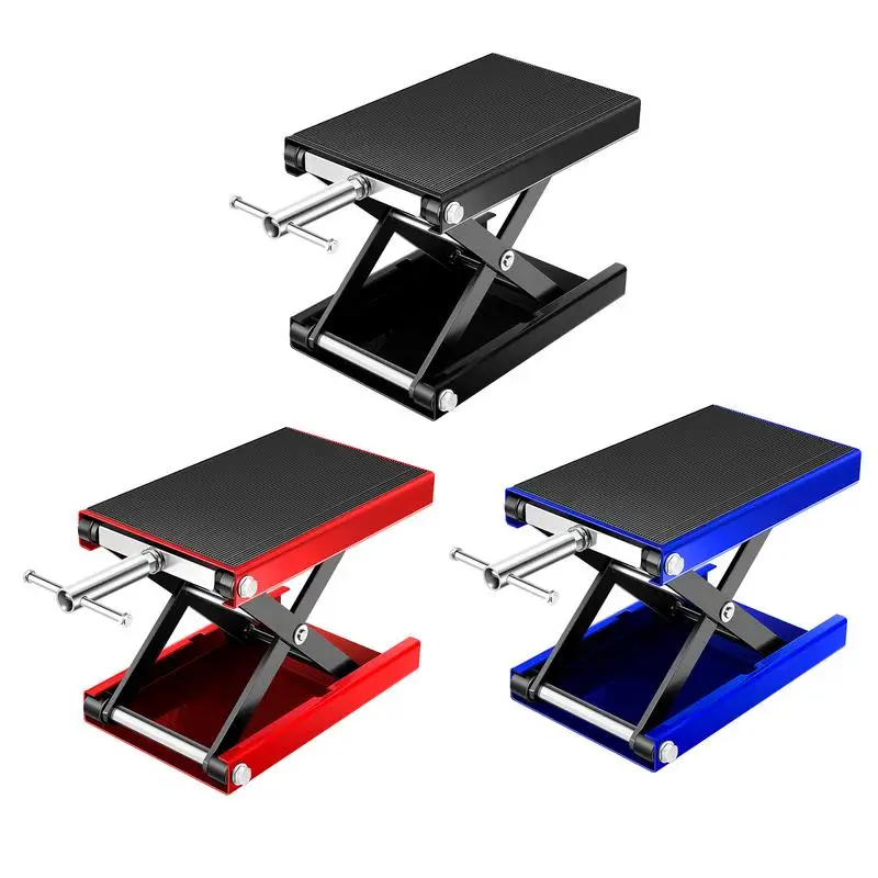 

Motorcycle Lift Table 1100 Lbs Heavy Duty Hydraulic Motorcycle Lift Jack Steel Dirt Bike ATV Wide Deck Scissor Lift Jack