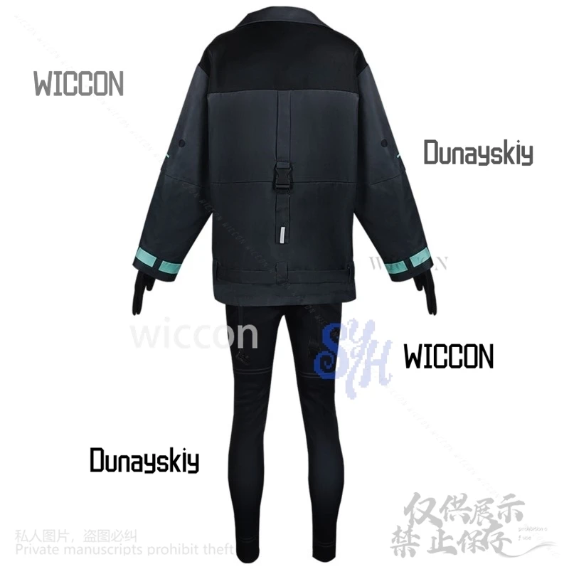 نوير تأثيري Synduality أنيمي زي فاسق معطف أسود السراويل Y2K الفتيات أزياء الهالوين عيد الميلاد كرنفال حزب كوس مخصصة #3