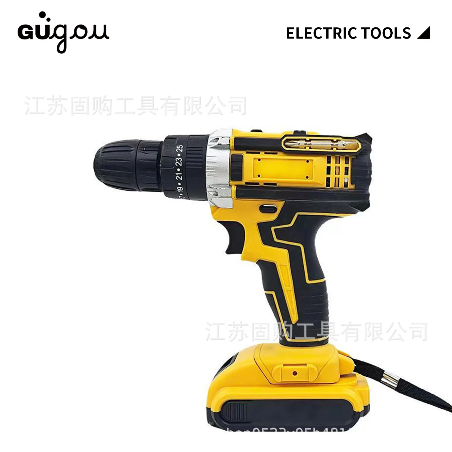 

High power hand drill household hand drill charging tool lithium battery power conversion multi-function impact pistol drill ele