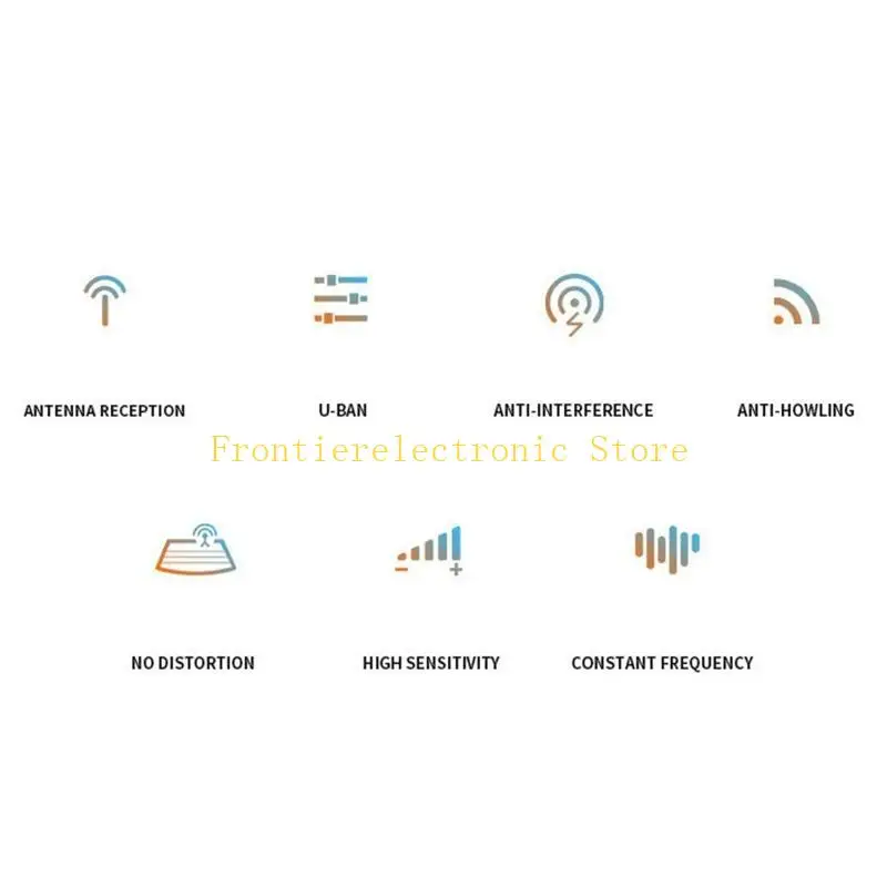 G8DB ワイヤレスマイクシステム UHF 周波数 2 つのダイナミックマイク付き 強力な干渉防止マイク 2 チャンネル
