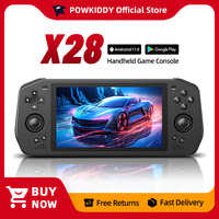 Powkiddy X28 Android 11 Unisoc Tiger T618 5.5 Inch Touch IPS Screen Handheld Retro Game Console Google Store