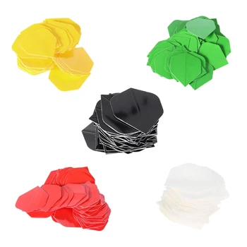 652D Darts Flights Akcesoria 50 Darts Game Pet Flights Standard Rzadko Wysoka jakość