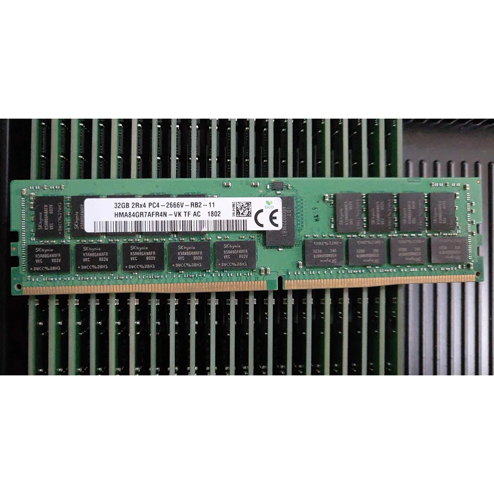 Memoria de servidor ECC de alta calidad, 1 piezas RAM, HMA84GR7AFR4N-VK, 32GB, DDR4, 2666V, envío rápido