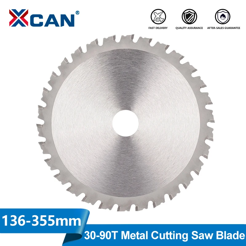 

XCAN Режущее полотно по металлу 136-355 мм Твердосплавное полотно циркулярной пилы для алюминия, железа, стали, отрезной диск по металлу