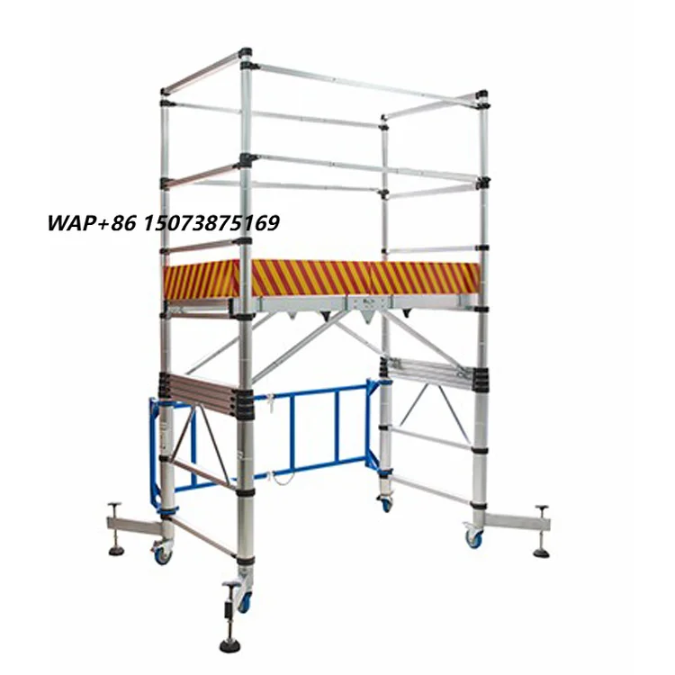 New Release Mobile Scaffolding Ladder Aluminium Scaffol with Wheels