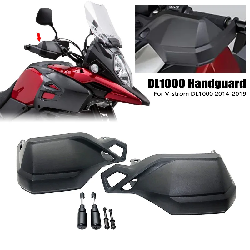 For Suzuki V-Strom DL1000 Hand Guards Brake Clutch Lever Protector Handguard Shield DL 1000 V Strom 1000 2014-2019 2017 2018