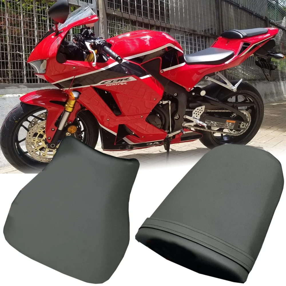 CBR600RR Seat Cushion Cover Pad Rear Passenger Pillion Solo Front Rider Saddle For Honda CBR 600RR F5 2013 2014 2015 2016 2017