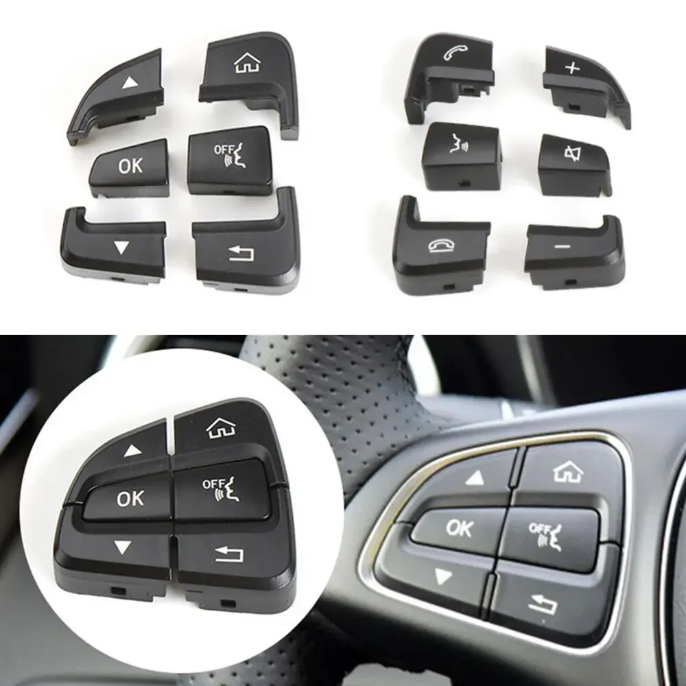 For Mercedes Benz W205 C Class W253 GLC 2015-2020 Car Multi-function Steering Wheel Control Switch Button Interior Accessories