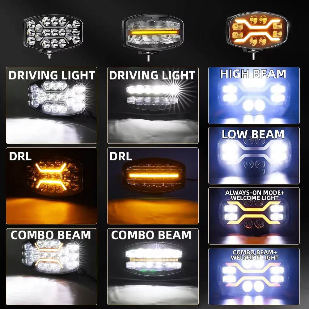 Lampu Kerja LED Oval 9 Inci 12 - Led Work Light Bar 12 Inch Offroad ulasan dan harga