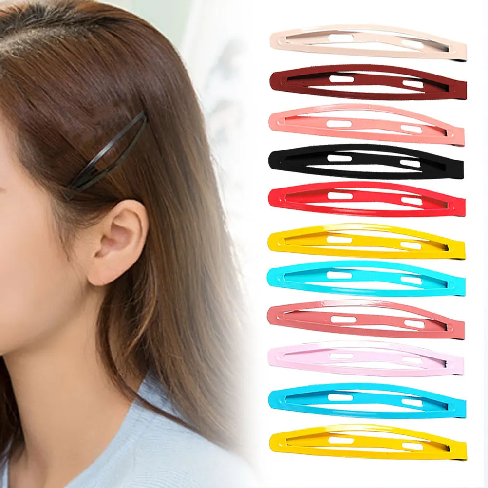 

10pcs Large Hair Clips Non-Marking Hairpins For Women Girls No Crease Bend Proof Styling Tool Wedding Party Daily Use