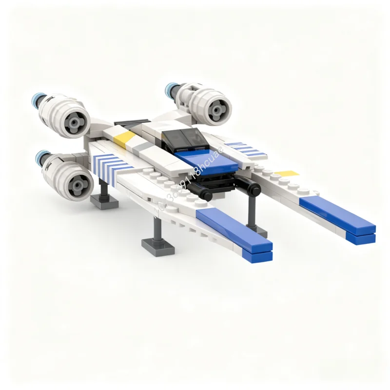 235pcs MOC U Wing UT60D Mini Scale Star Battle Model Building blocks DIY craft toys Kids Assemble Christmas gifts