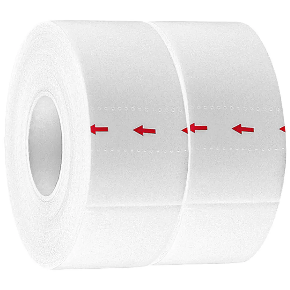 2 Rolls Sweat Absorption Pad for Hats Collars Sleeves Breathable Skin-Friendly Sweat Liner Easy Peel Stick Sweatband Sticker Hat