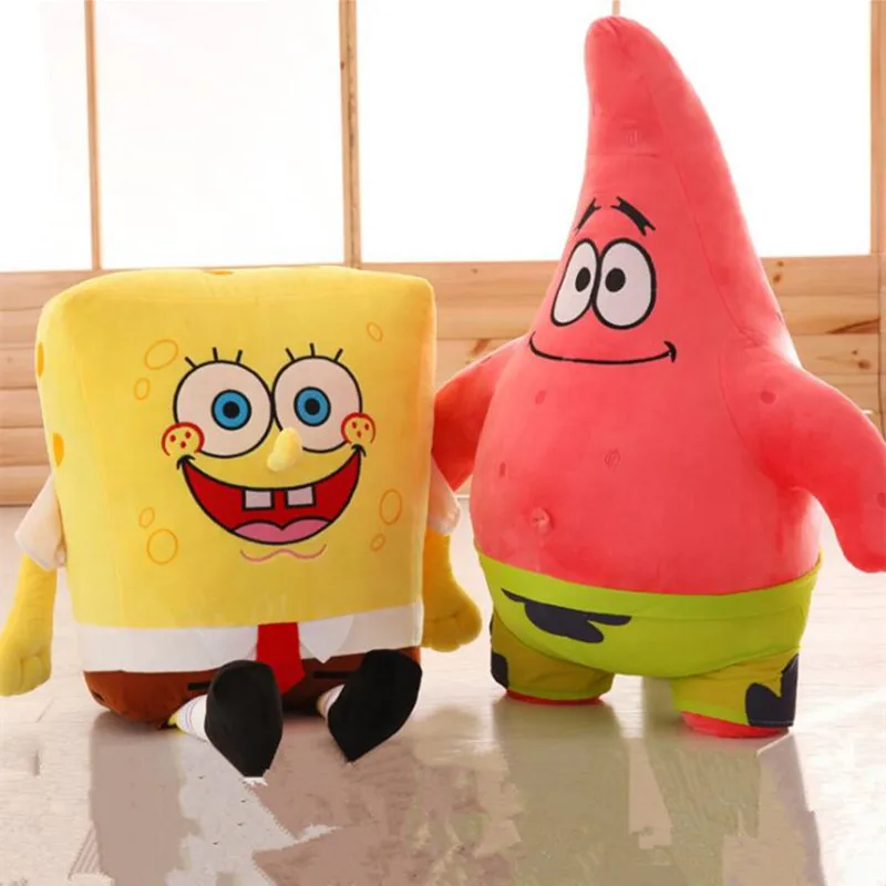 Spongebob Squarepants Patrick Eugene H. Krabs Gary Plush Doll Kawaii Kid Cartoon Anime Peripheral Toy Christmas Gift