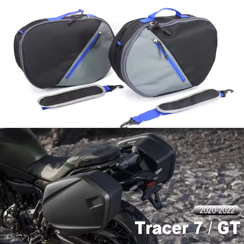 

Motorcycle Side Case Inner Bag Expandable Luggage Pannier Liner Saddle Bag For Yamaha TRACER 7 / GT Tracer 7 700 2020 2021 2023