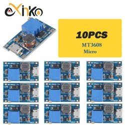 5/10pcs MT3608 Adjustable Step Up Module Voltage Regulator Micro USB Type-c 2V-24V to 5V-28V 2A Step-Up DC-DC Boost Converter