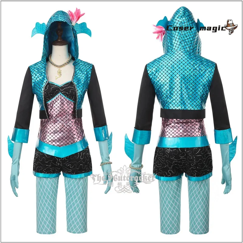 

Лагуна Синий Косплей Костюм Униформа Хэллоуин Карнавал Вечеринка Рождественская Игра Ролевая Одежда Одежда