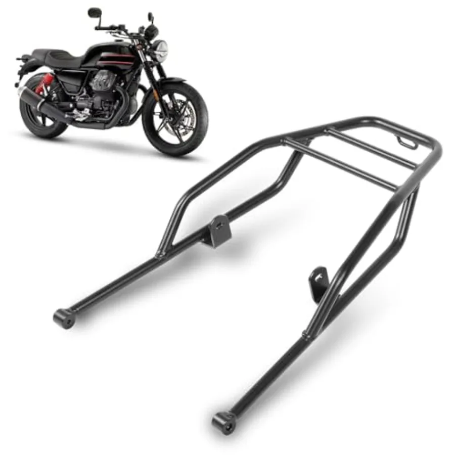 

Motorcycle Rear Rack for V7 Stone Special Custom 2021 to 2024 Motorcycle Rear Cargo Carrier Powersports Luggage Rack with Easy