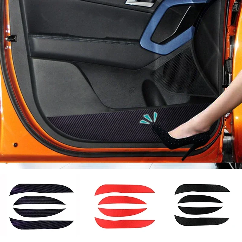 4 Uds. Almohadillas adhesivas antipatadas para puerta de coche, pegatinas interiores protectoras antiarañazos para Hyundai Creta