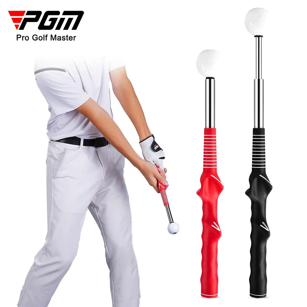 PGM Golf Telescopic Swing Practice Stick, Indoor Golf Trainer with Sound Swing, Training Aid