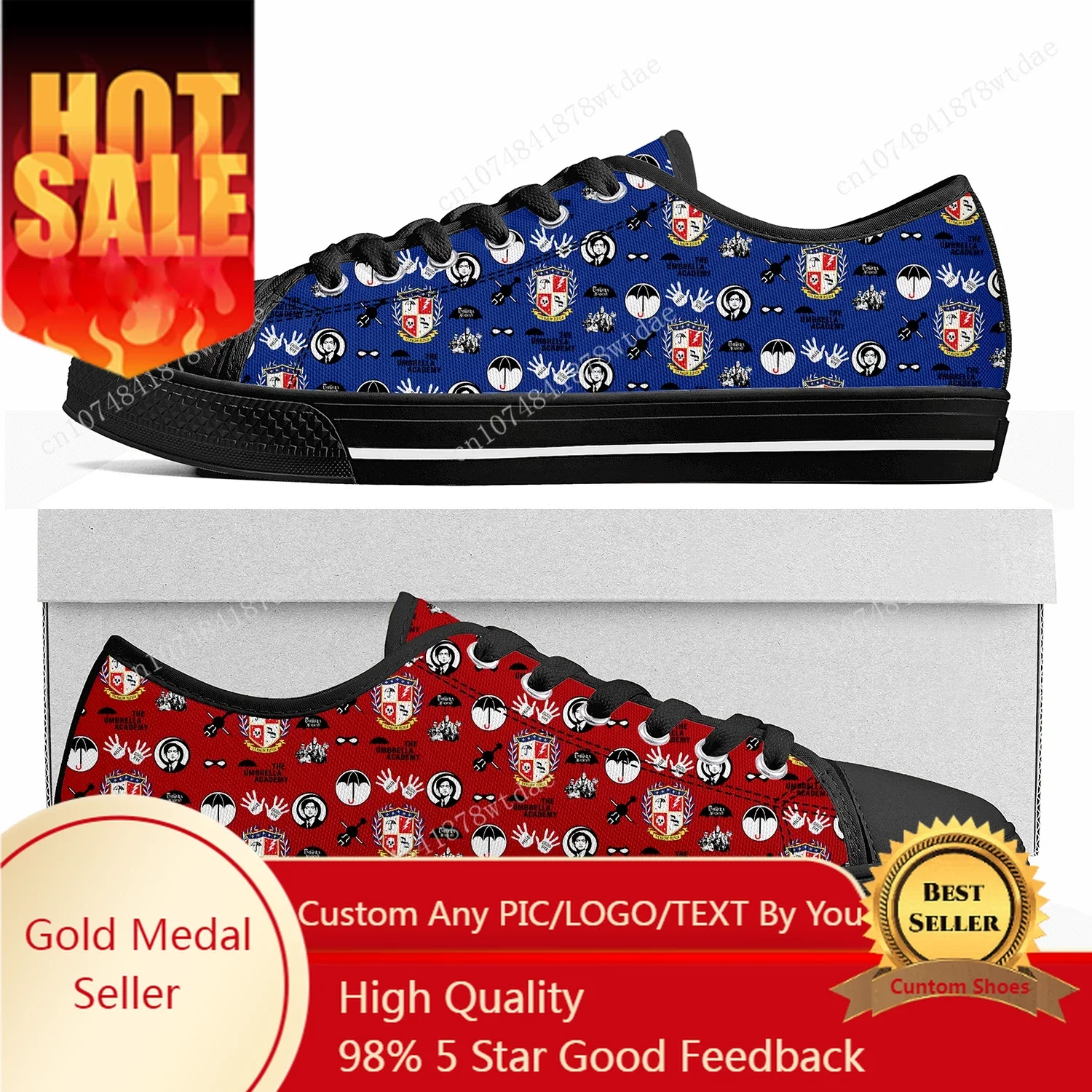 

The Umbrella Academy Low Top Sneakers Womens Mens Teenager High Quality Canvas Sneaker Casual Anime Cartoon Customize Shoes