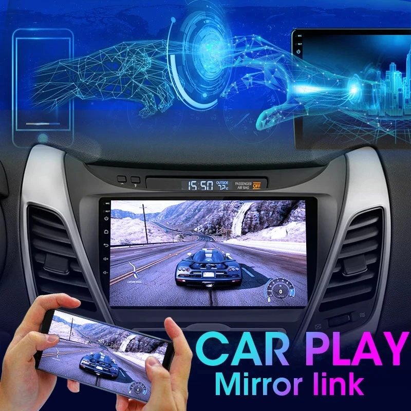 2 Din Stereo DVD Rádio Do Carro Android 11 Para Hyundai Elantra Avante I35 2011-2013 2014 2015 2016 Multimedia Player GPS Navigaion