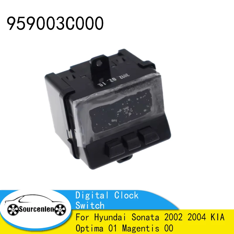 

Для Hyundai Sonata 2002 2004 KIA Optima 01 Magentis 00 цифровые часы OEM 959003C000 95900-3C000