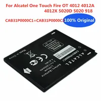 CAB31P0000C1 Original BatteryFor Alcatel One Touch Fire OT 4012 4012A 4012X 5020D 5020 918 CAB31P0000C2 Phone Battery Batteria