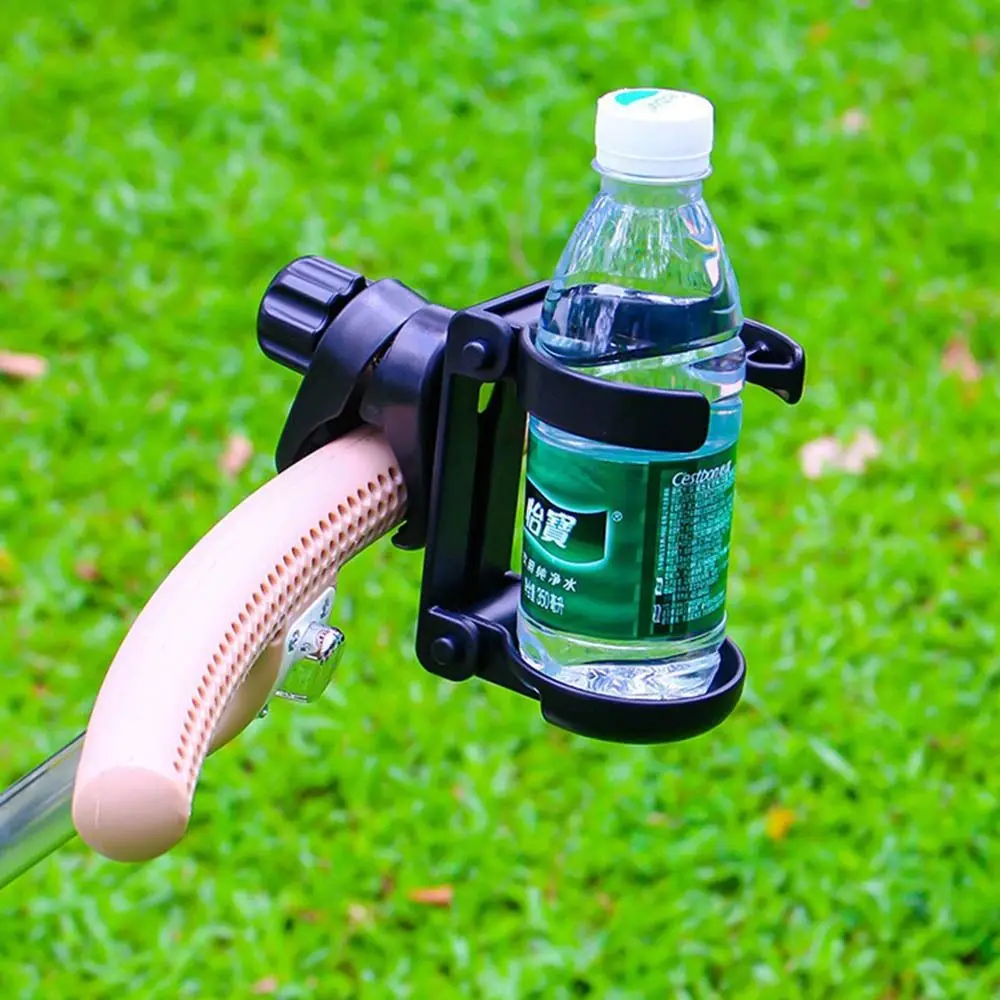 Porte-gobelet pliable pour poussette de bébé, réglage rotatif, porte-bouteille noir sécurisé pour enfants, porte-gobelet de vélo