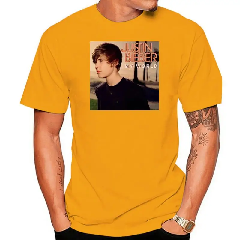 Justin Bieber My World 2022 Men's Crew Tee Shirts