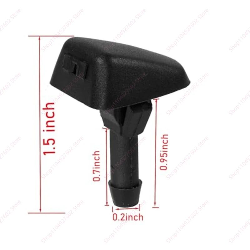 2X Front Windshield Wiper Washer Jet Nozzle For Volvo XC90 V50 C30 V40 S40 S70 S80 XC70 Water Spray Nozzles 30655605 7845009010 view 5