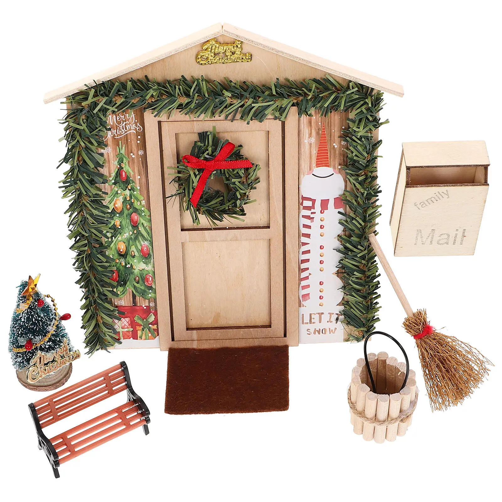 

Mini House Kit Miniature Accessories Kids Toys Ornament Miniatures Dollhouse Decor Supplies
