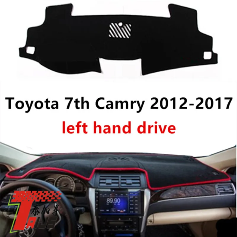 

TAIJS factory high quality anti-dirty Flannel dashboard cover for Toyota 6th Camry 2012-2017 Left-hand drive