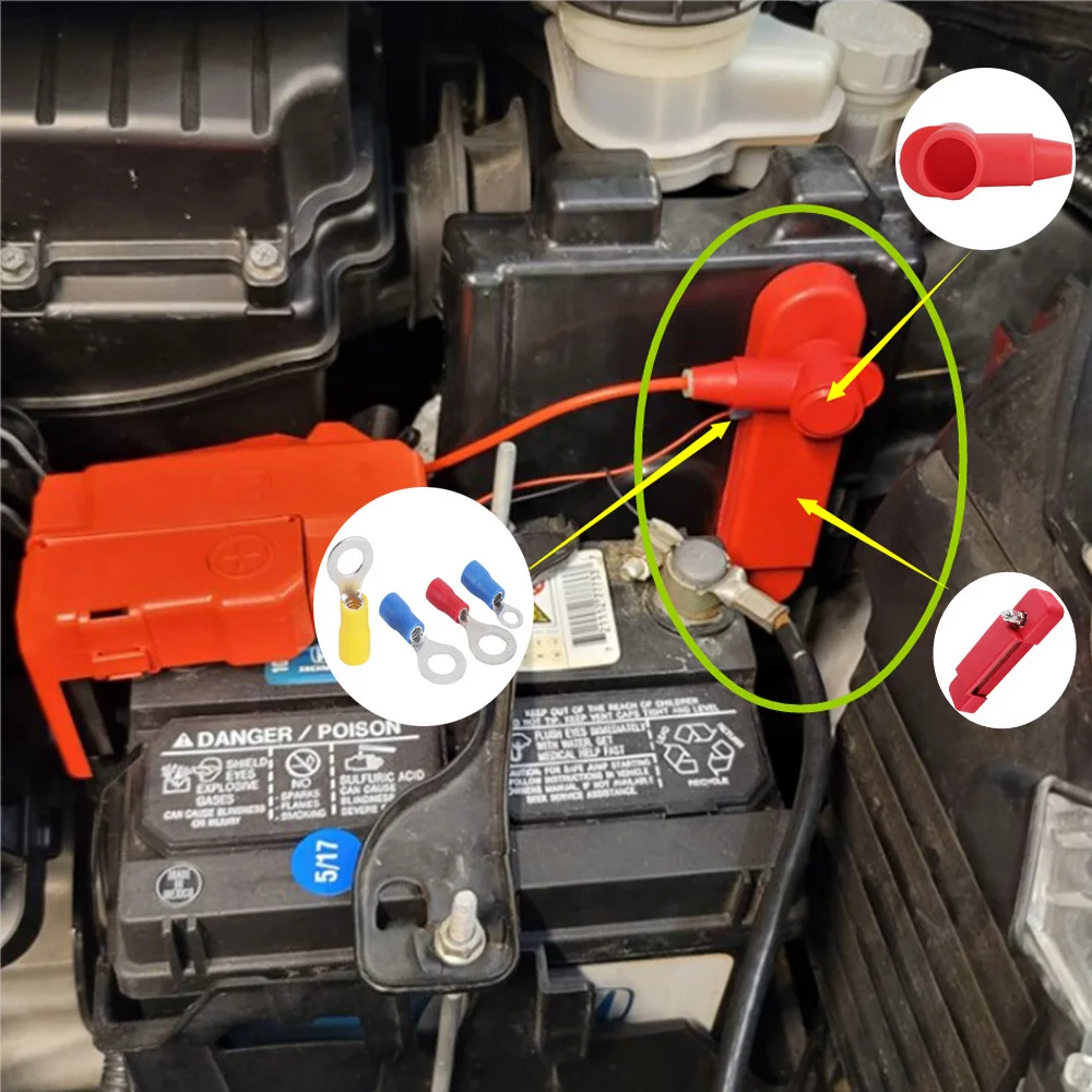 12 X M4 Terminal Screws Battery Power Distribution Block Positive Negative Bus Bar 1X M6 Terminal Studs 180A For Car Boat Truck