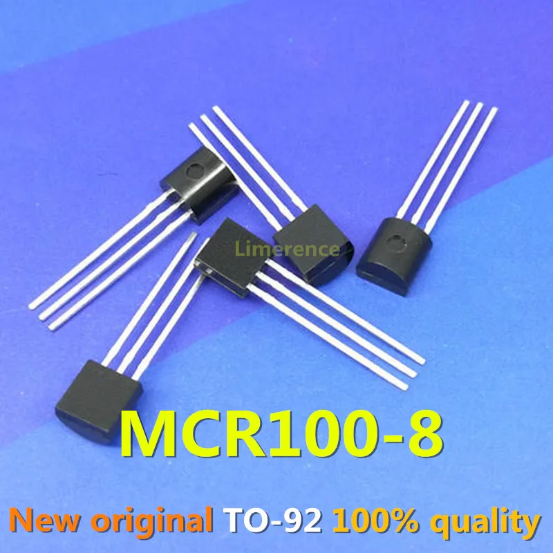 100PCS MCR100-8 100-8 TO92 MCR100 TO-92 new and original IC Chipset