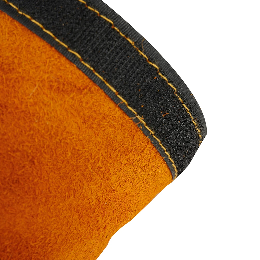 Stitched Leather Cable Cover for TIG Welding Torch with MIG Plasma Sleeve 4 Inch Width 29mm Diameter for Long Term Hose Defense
