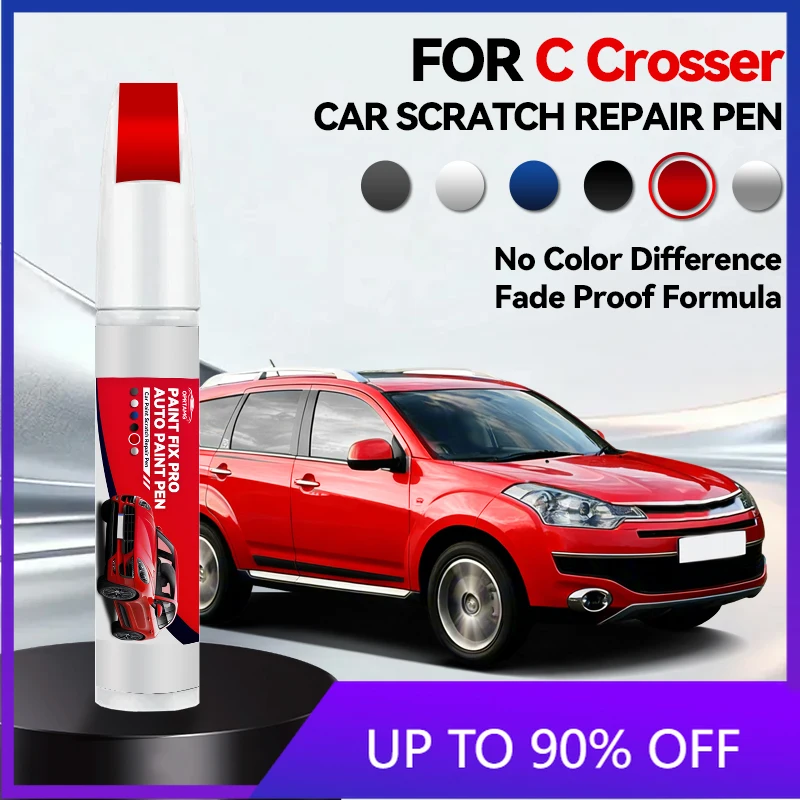 

Car Accessories Tool For Citroen C Crosser Paint Repair Pen Touch Up Scratch Remover DIY Auto Accessories Black White Silver Gra