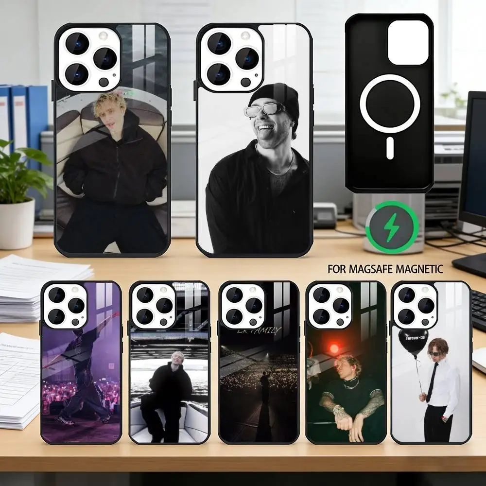 

E-Egor K-creed Russian RAP style Phone Case For iPhone17,16,15,14,13,12,11 Plus,Pro Magnetic with Magsafe Wireless Charging