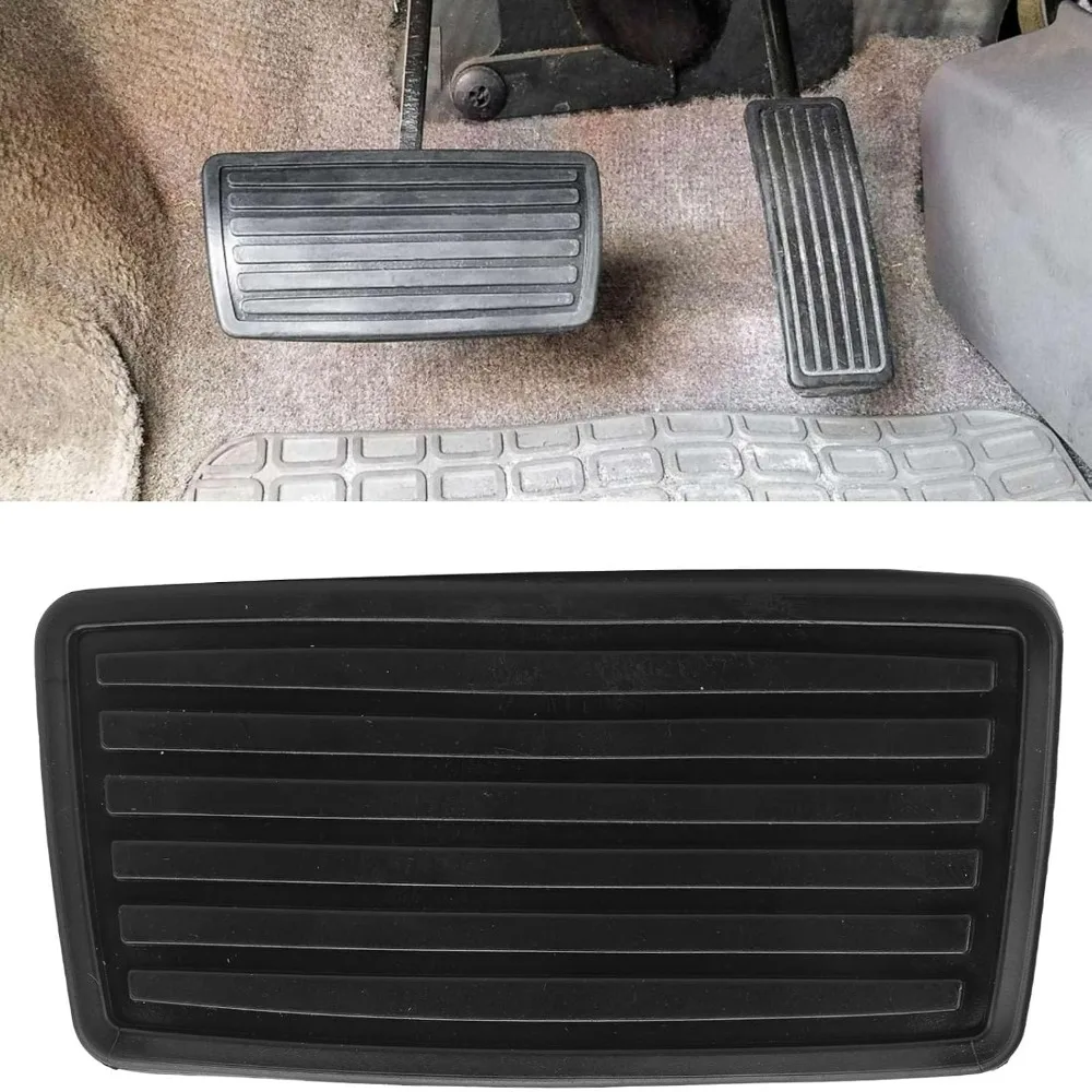 Precision Fit Replacement Part Brake Pedal Pad Black Anti-Slip Texture Rubber Pedal Cover Manual Pedal Cover Clutch System
