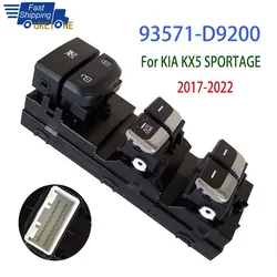 Car Accessories Front Left Electric Window Switch Lifter Button for KIA KX5 Sportage 2017-2022 Auto Parts 93571-D9200 93571D9200