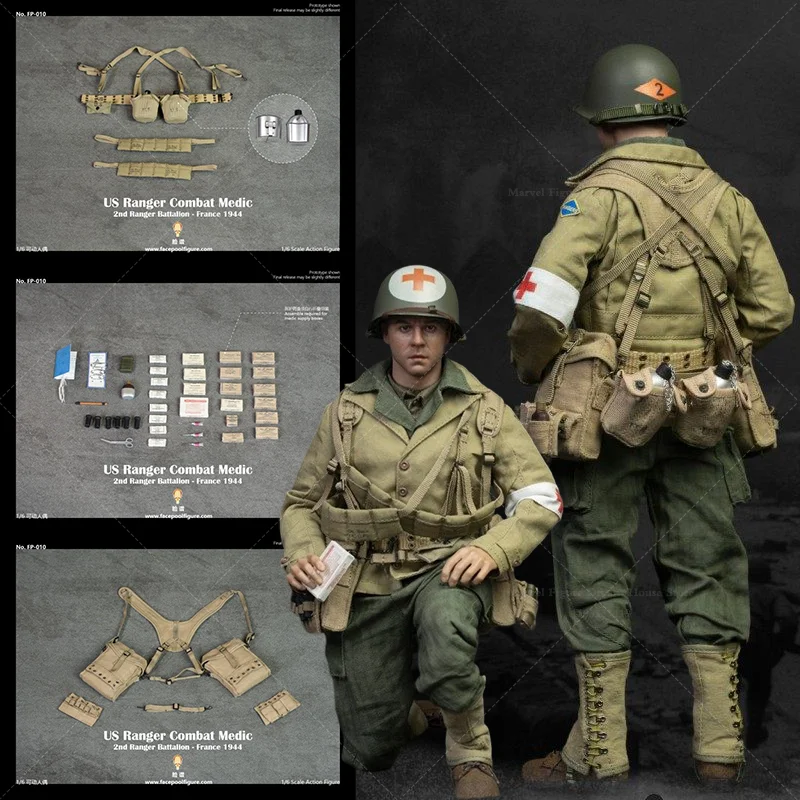 

1/6 Scale Battlefield Military Medical Emergency Personnel 12-inch Full Set Action Figure Soldier In Stock Facepoolfigure FP010