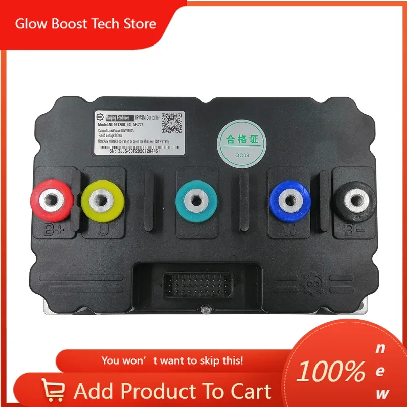 

Контроллер двигателя GBFarDriver ND962600 1300A/2600A BLDC для электрического мотоцикла высокой мощности, скутера